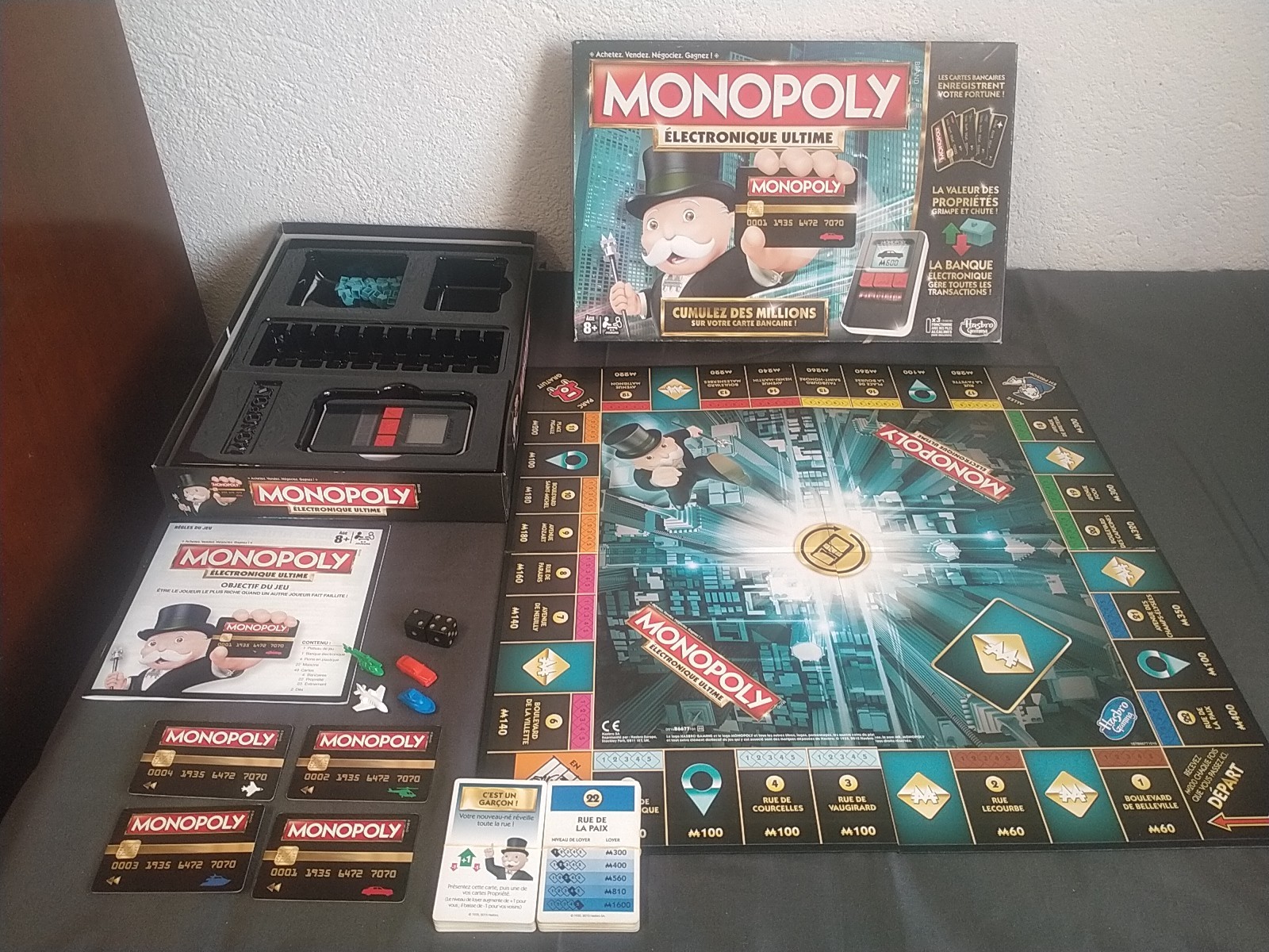 Jeu de societe Monopoly electronique Ultime de 2 a 4 joueurs